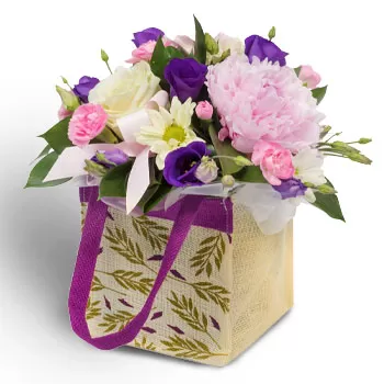 Agios Romanos Blumen Florist- Elegante Blumentasche Blumen Lieferung