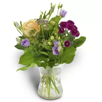 Gangstadhaugen-virágok- Isteni lila sárgabarack Virág Szállítás