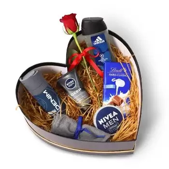 Abu Dhabi Online cvjećar - Gentleman's Gift Box Buket