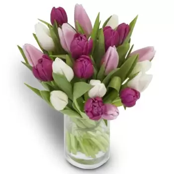 Bergen flori- Roz petal Buchet/aranjament floral