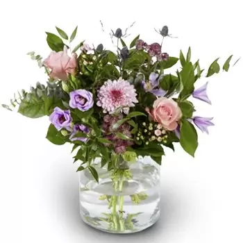 بائع زهور أنديبو- الحلم الوردي والأرجواني زهرة التسليم