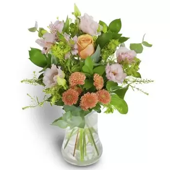 fleuriste fleurs de Oslo- Bouquet d'abricot saisissant Fleur Livraison