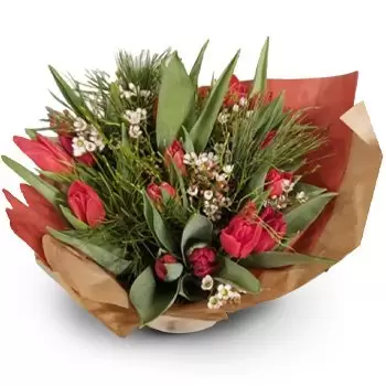 fleuriste fleurs de Oslo- Romance de tulipe Bouquet/Arrangement floral