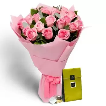 Ash-Shandagah-virágok- Édes rózsaszín Virág Szállítás