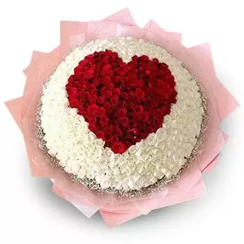 Sharjah λουλούδια- Σε αγαπώ Μπουκέτο/ρύθμιση λουλουδιών