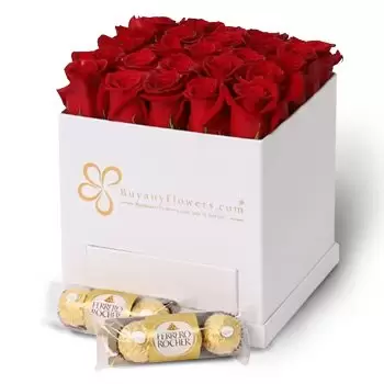 flores Dubai floristeria -  enamoramiento rojo Ramos de  con entrega a domicilio