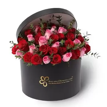 אבו דאבי חנות פרחים באינטרנט - סמל של אהבה זר פרחים