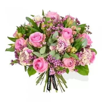 Aberteifi/Cardigan-Rhyd-y-Fuwch פרחים- זר יופי מסמיק פרח משלוח