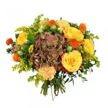 Aberdeen flowers  -  Autumn Sunset Bouquet Flower Delivery