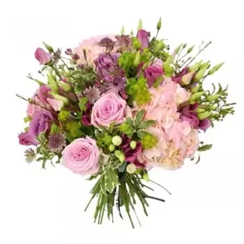 אלבסטון פרחים- זר גן עדן ורוד פרח משלוח