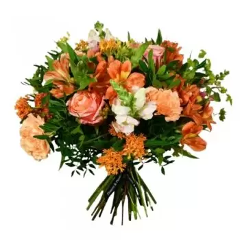 flores Atherleigh floristeria -  naranja ruborizada Ramos de  con entrega a domicilio