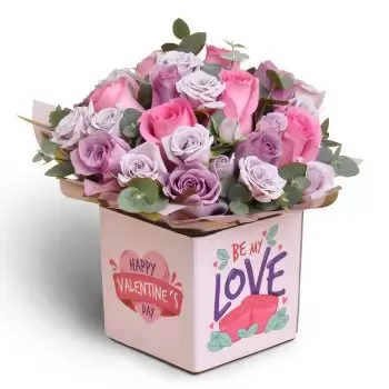 Singapore flowers  -  Pink& Purple Flower Delivery