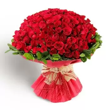 Pasir Ris Central bunga- Cinta Merah Bunga Pengiriman