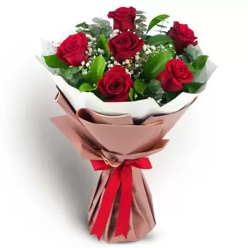 fiorista fiori di Sungei Kadut- Rosso audace Fiore Consegna