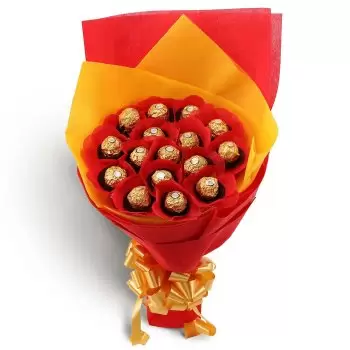 Pasir Panjang 1 blomster- Chokolade kærlighed Blomst Levering