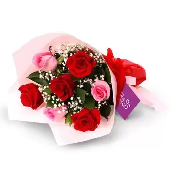 Al-Manamah 7 Blumen Florist- Süßer Liebesstrauß Blumen Lieferung