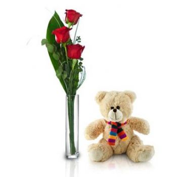 roses and teddy bear delivery