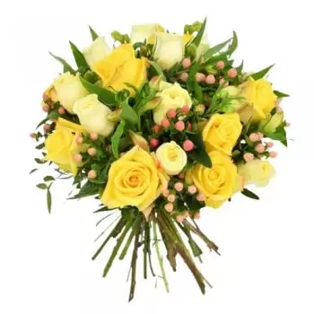 Airedale and Ferry Fryston bloemen bloemist- Gouden zonneschijn Bloem Levering