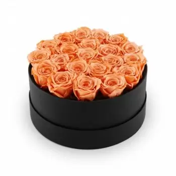 Leeds Blumen Florist- Champagner-Rosen Bouquet/Blumenschmuck