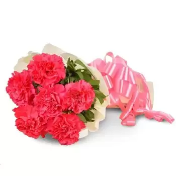 Al-Jadaf Blumen Florist- Blasses Rosa Blumen Lieferung