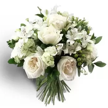 flores Jardín Discovery floristeria -  Blanco refrescante Ramos de  con entrega a domicilio