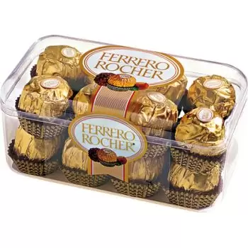 flores de Auckland- Chocolates Ferrero Rocher  Flor Entrega