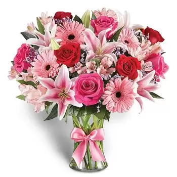 EGYESÜLT ARAB EMÍRSÉGEK-virágok- Pasztell kívánságok Virág Szállítás