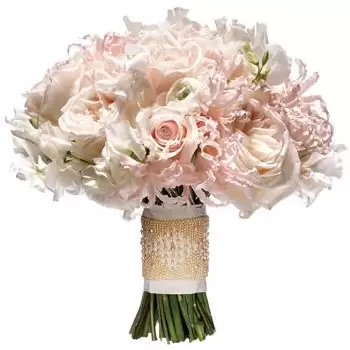 flores Clare Hall floristeria -  Romance de rubor Ramo de flores/arreglo floral