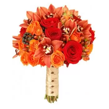Winthropes חדשים חנות פרחים באינטרנט - סתיו רומנטיקה זר פרחים