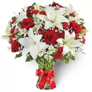 אבו דאבי פרחים- מתנת אהבה נפלאה זר פרחים/סידור פרחים