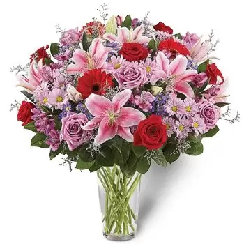אבו דאבי פרחים- מקלחת של חיבה פרח משלוח