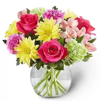 Al Gharayen 3 Blumen Florist- Frische Farben Blumen Lieferung