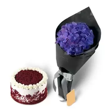 fleuriste fleurs de ÉMIRATS ARABES UNIS- Royal avec rouge Fleur Livraison