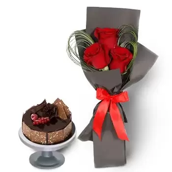 Bur Dubai bloemen bloemist- Chocolade Romantiek Bloem Levering