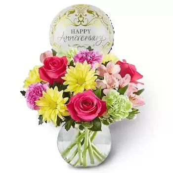 Al Qassimi St-virágok- Boldog évfordulót Virág Szállítás