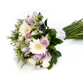Heiliger Andreas Online Blumenhändler - Lila Romantik Blumenstrauß