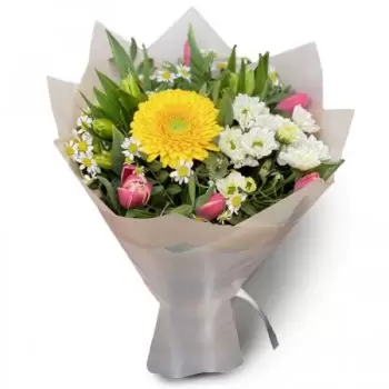 Ungarn Blumen Florist- Frühlingslächeln - Blumenstrauß Blumen Lieferung