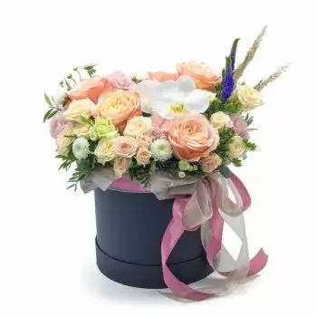 헝가리 꽃- 호기심 - 꽃 상자 꽃 배달