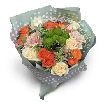 بائع زهور اليونان- عاطفي - باقة من الزهور زهرة التسليم