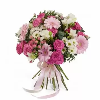flores de Hungria- SONHO ROSA - BOUQUET DE FLORES Flor Entrega