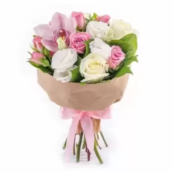 بائع زهور اليونان- الملكة - باقة من الزهور زهرة التسليم