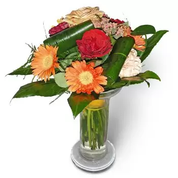 Amandow λουλούδια- Προσθήκη Πορτοκαλί Λουλούδι Παράδοση