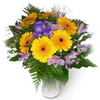 Alfonsowo blomster- Frisk bukett Blomst Levering