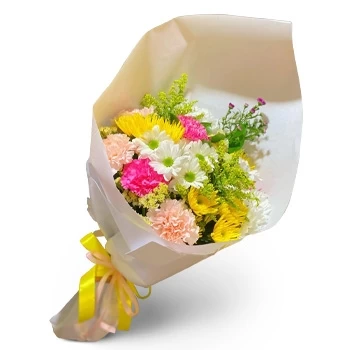 flores Es cana floristeria -  envuelto mixto Ramos de  con entrega a domicilio
