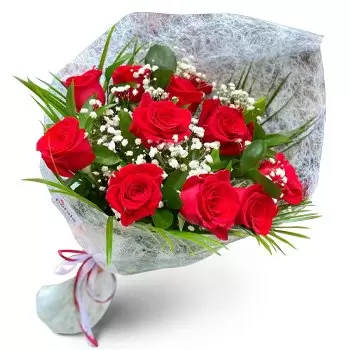 Benirras kvety- Červený darček Kvet Doručenie