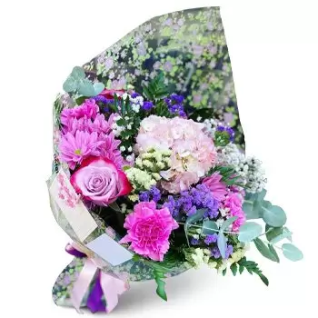 Niu Μπλου λουλούδια- Τακτοποιημένα χαμόγελα Λουλούδι Παράδοση