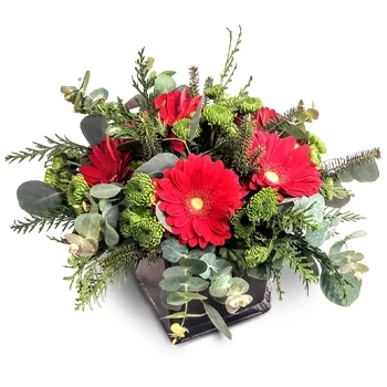 Machico online Blomsterhandler - Kongelig rød Buket