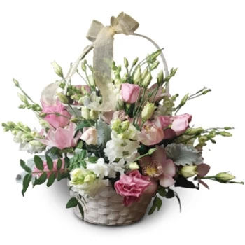 Quarteira Online Blumenhändler - Pastell-Touch Blumenstrauß
