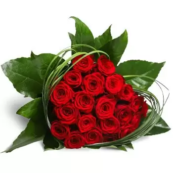 flores Jablonove floristeria -  Ramo de CORAZONES rojos Ramos de  con entrega a domicilio