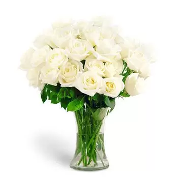 Aḍ-Ḍaghayah-virágok- Fehér gyöngy Virág Szállítás